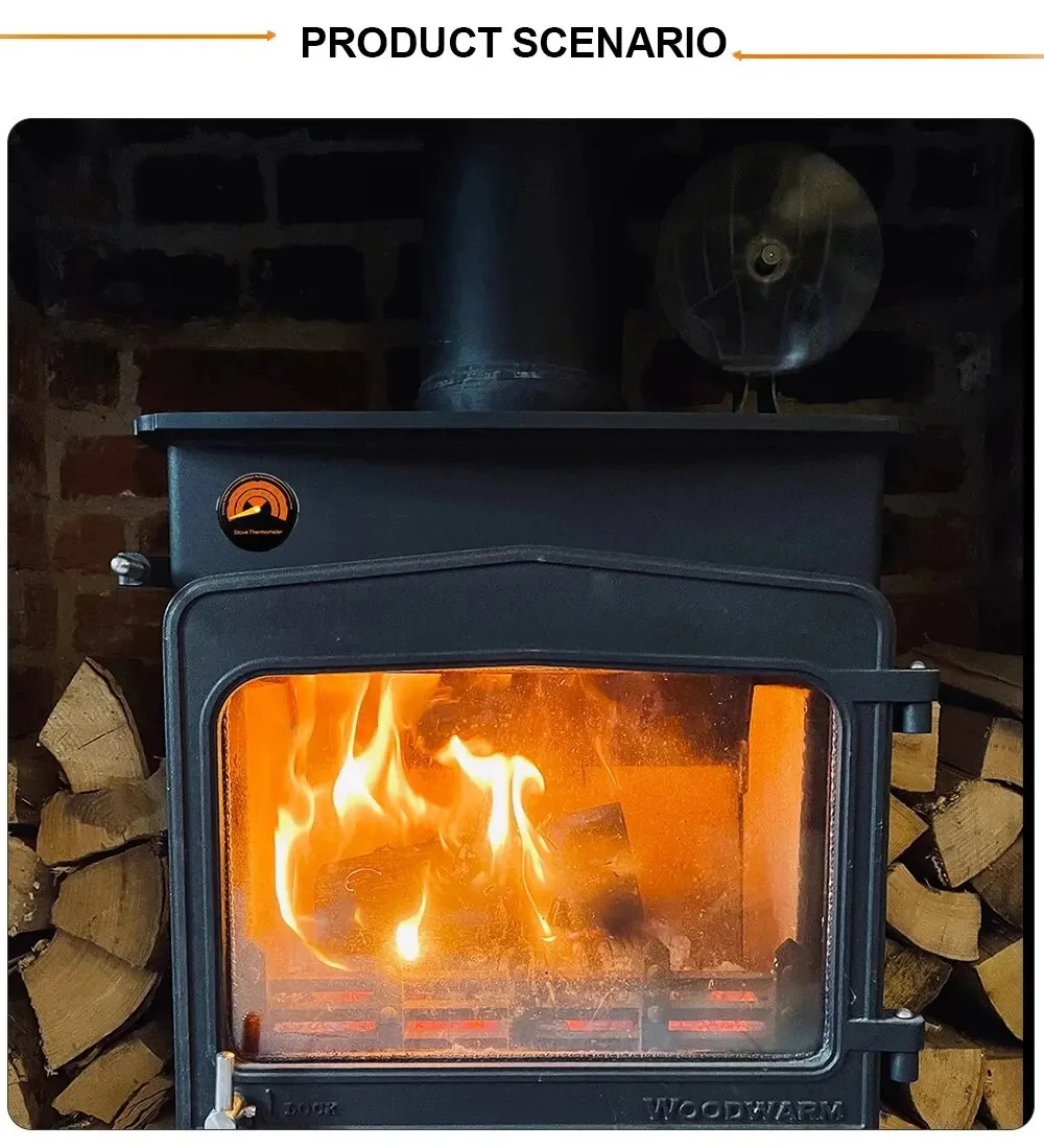 موقد صغير مروحة 6 شفرات تعمل بالطاقة الحرارية الموقد مروحة سجل الخشب الموقد صديقة للبيئة مروحة الموقد هادئة مروحة المنزل شتاء دافئ توزيع الحرارة #6