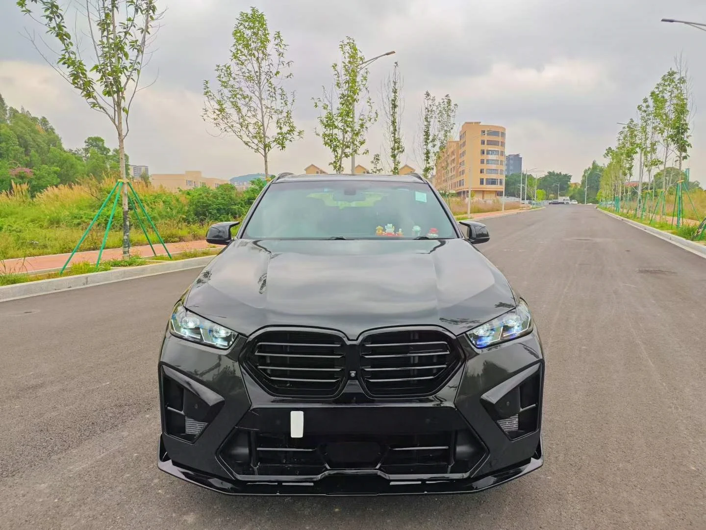F15 Old to New Bumper for  X5 F15 Upgrade G05 X5M Body Kit Front Bumper Hood Fender Headlight Taillight