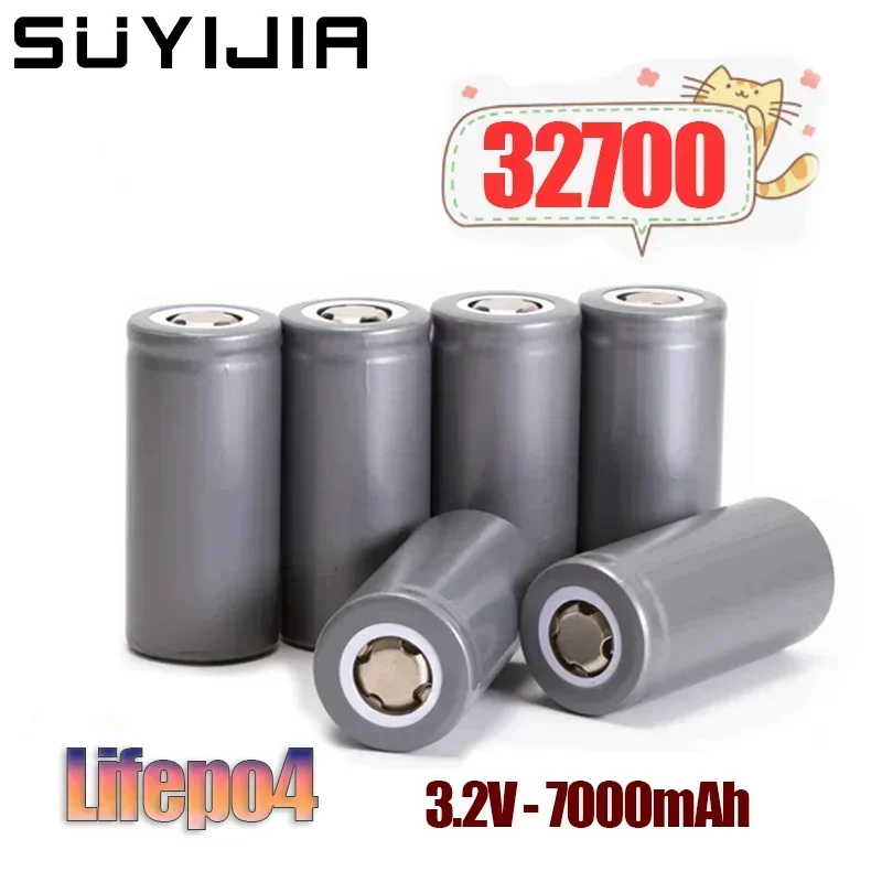 100% original 32700 iron phosphate rechargeable battery 3.2V7000mAh high quality large capacity suitable for solar street lights