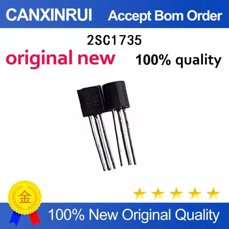 (5-100 Pieces) Brand new original 2SC1735 C1735 TO-92 direct insertion transistor spot chip IC