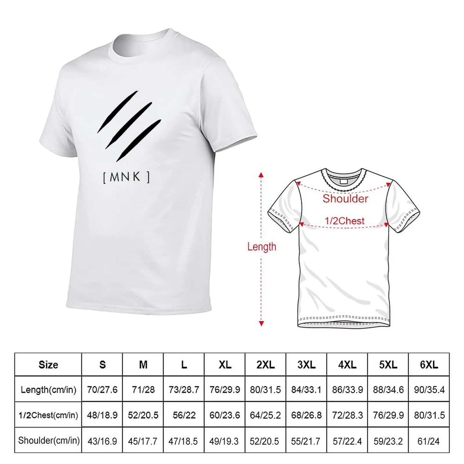 Monk T-Shirt Basic Solid Color Short Sleeve Cotton Top