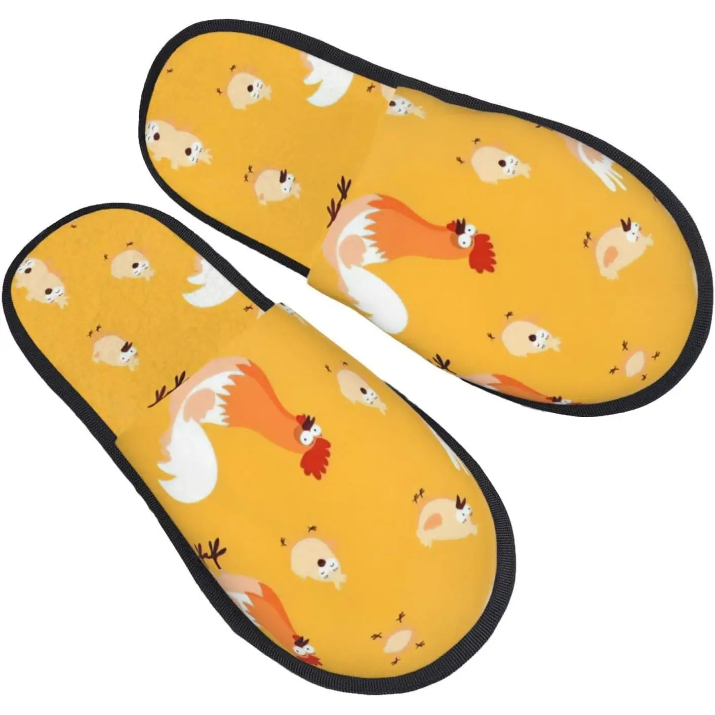 

Осенне-зимние нечеткие тапочки с принтом курицы и цыпленка, удобная домашняя обувь, портативная обувь для путешествий в отеле, подарки для женщин и мужчин