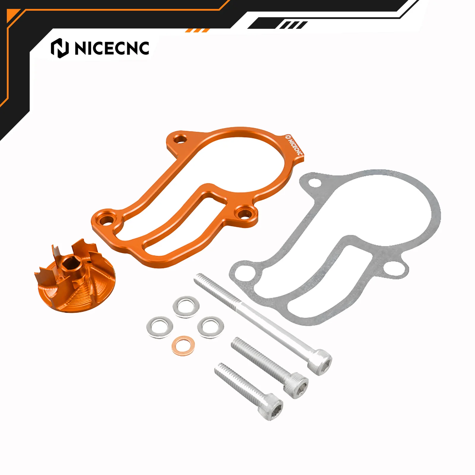

NICECNC For KTM EXC 300 XC-W 300 2020-2023 SX 250 19-22 For Husqvarna TE300 GasGas EC300 Oversized Water Pump Impeller Cooler