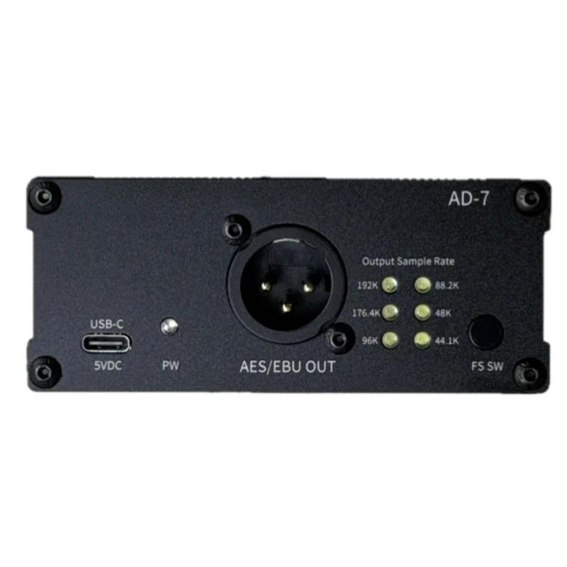 AES/EBU Analog to Digital Audio Converter Digital Audio Encoder Balanced Stereo Output 24Bit