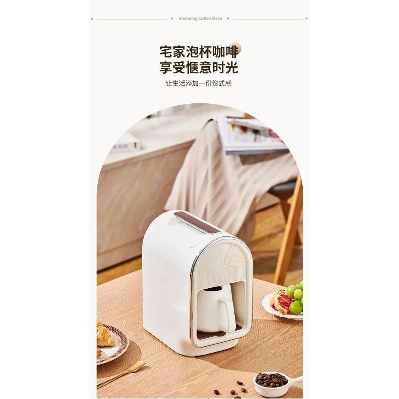 Small coffee machine home small Italian semi-automatic office all-in-one machine American hand grinding and boiling