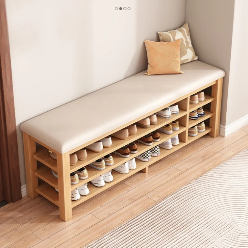 

Товары для дома, табурет для смены обуви, домашняя мягкая сумка, длинный табурет из цельного дерева, маленький шкаф для обуви на крыльце