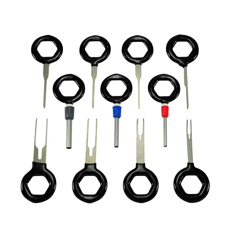 Terminal Release Removal Tool Terminal Pin Extractor Needles Release Tools Extractor Puller Car Electrical Wiring Crimp Random