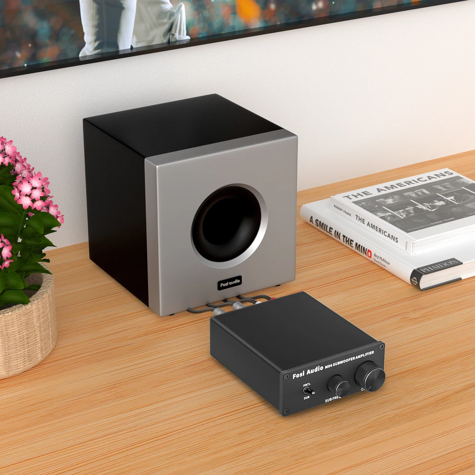 Fosi-サブウーファーアンプ,100w,低音パワーアンプ,自宅のパッシブ