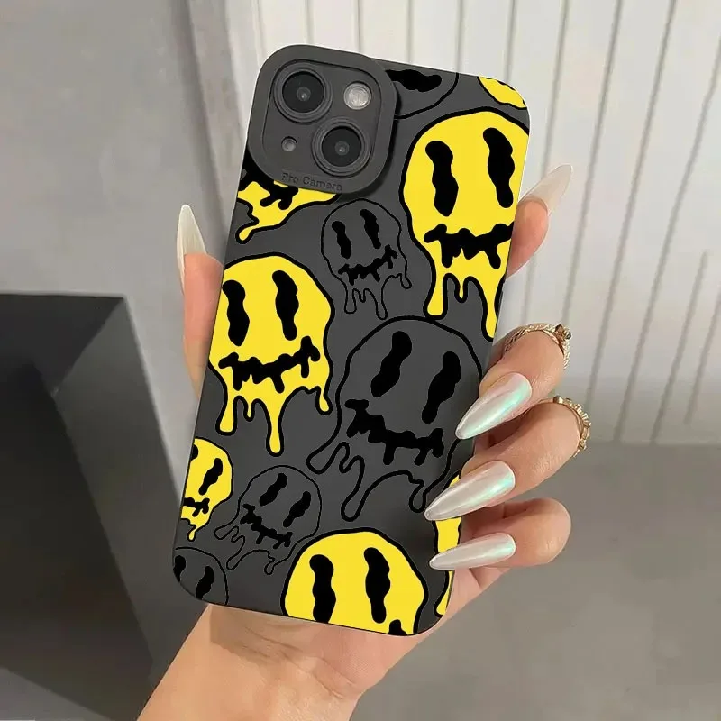 Ghost Face Scream Halloween For Phone Case For iPhone 16 15 14 13 12 11 Pro For X XS Max 7 8 For Plus SE 2020 Shockproof Soft Si