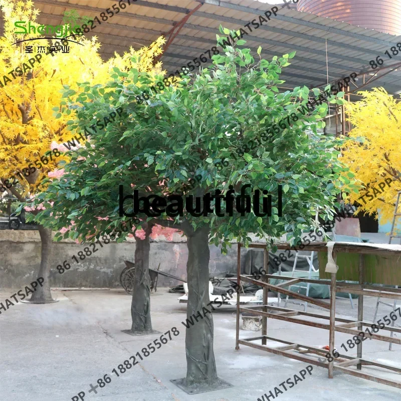 zJ Simulation of fake FRP banyan tree outdoor flame retardant landscaping fake banyan tree simulation
