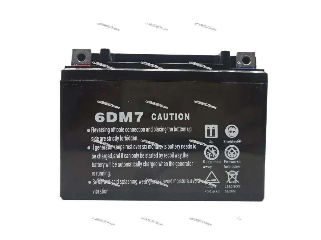 CAUTION 6DM9 Battery 6DM10 Gasoline Diesel Generator Start Water Pump Micro Tiller Lawn Mower