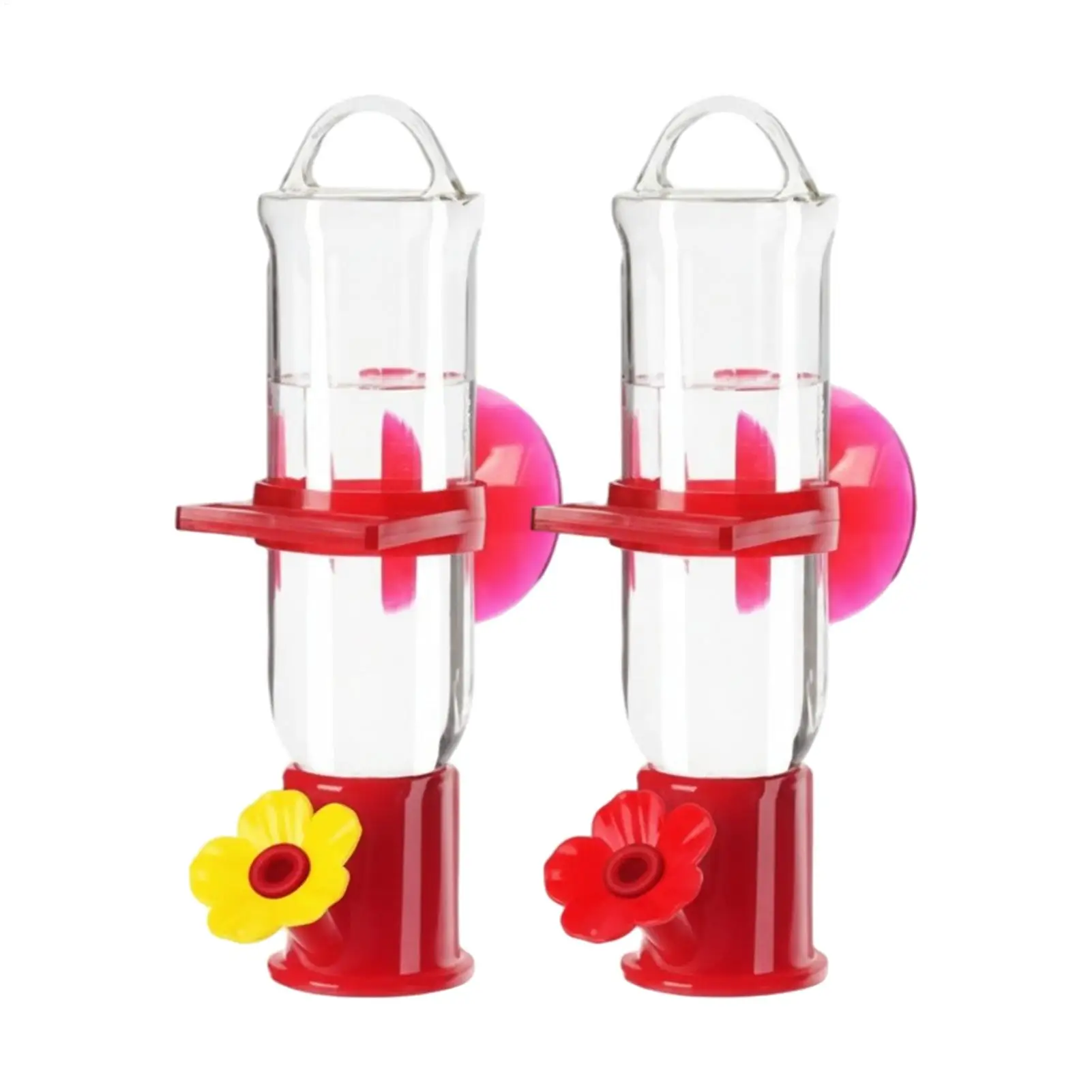 Bird Water Feeders Plastic Hummingbird Feeders Removable 2-piece window hummingbird feeder with suction cup Hanging Outdoors
