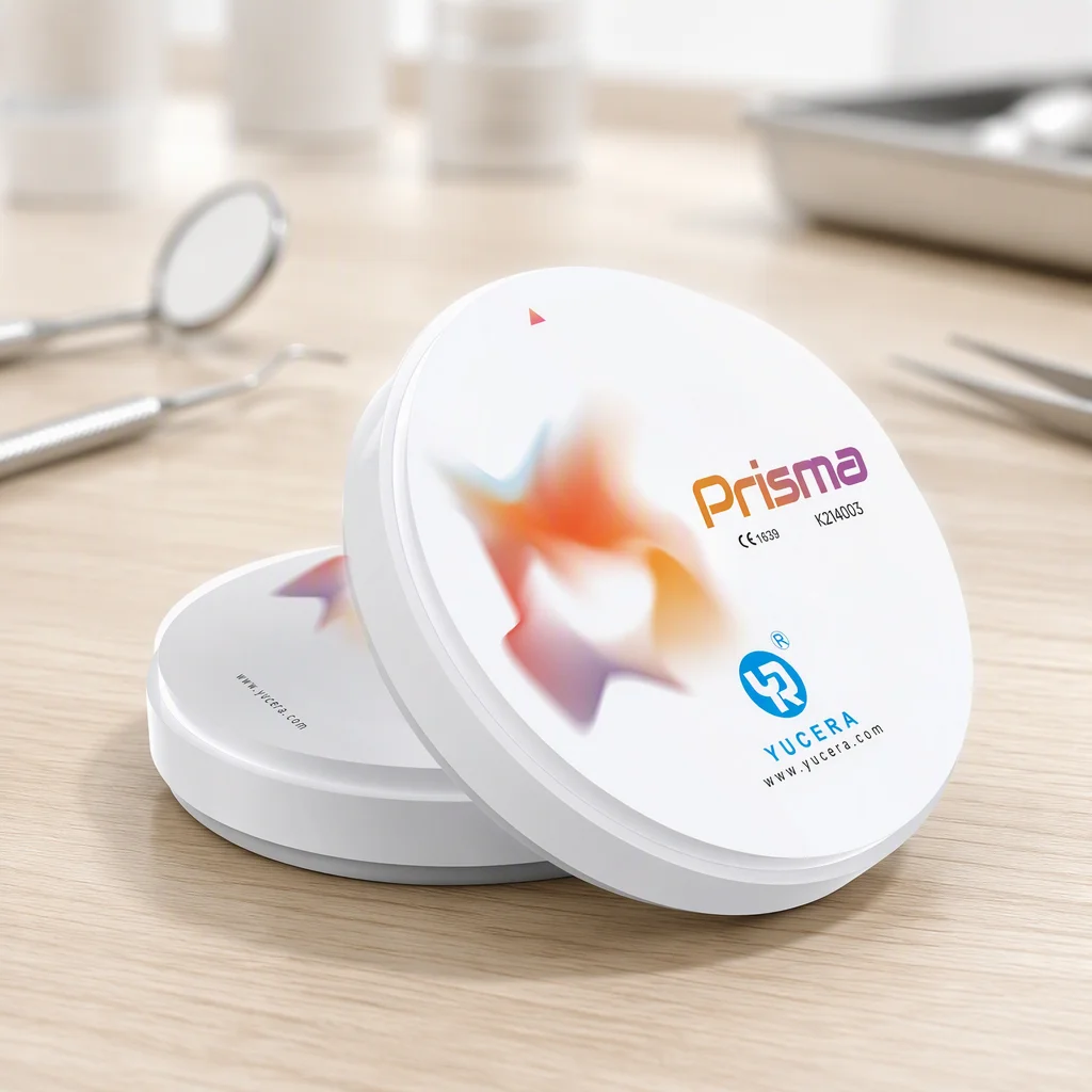 YUCERA Prisma Multilayer Zirconia Disc CE ISO Certified Dental Lab Material for Crown Bridge Veneer Prosthesis