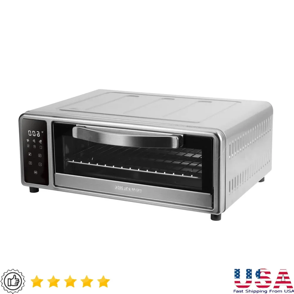 

MAXX Air Fryer Pizza Oven Touchscreen 6 Presets Turbo Heat Technology 1700W Baking Toasting Air Frying and Pizza Making