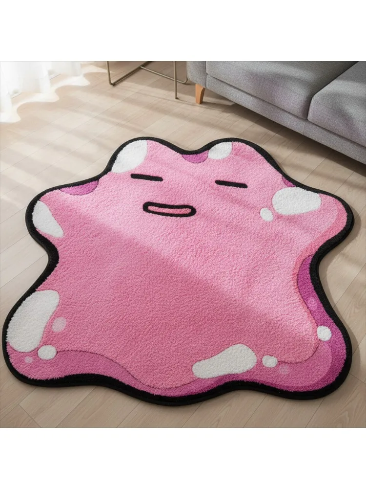 Anime Rug Blastoise/Ditto Zacht polyester vloerkleed/tapijt, huisdiermat, zachte vloer/voetmat, zachte decoratieve deken, spelmat - afbeelding 2