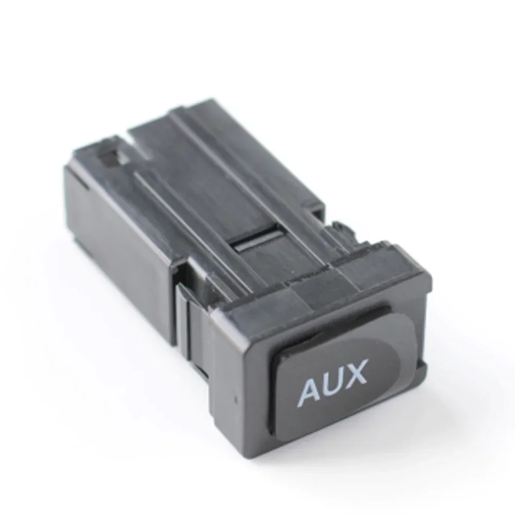 Black Stereo Audio Socket Audio Adapter For Car Stereo Easy Installation Non-Deformed Practical Use Reliable Performance
