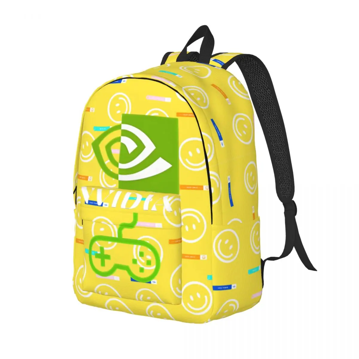 Children's Bags Do Not Challenge Me Large Capacity Nvidia Office Staff Birthday Gift Solid Knapsack Office Work School