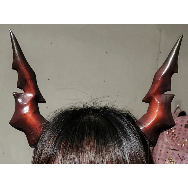 qq023 أنيمي لعبة الفرسان تشن الذيل مع قرون التنين مشبك للرأس أغطية الرأس Hairwear الأحذية تأثيري اكسسوارات قدس