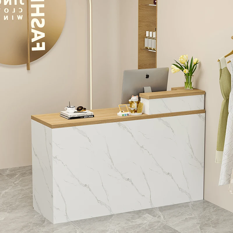 

Modern Customer Reception Desks Design Adult Elegant Checkout Salon Store Reception Desks Welcome Luxury Bureau Office Furniture