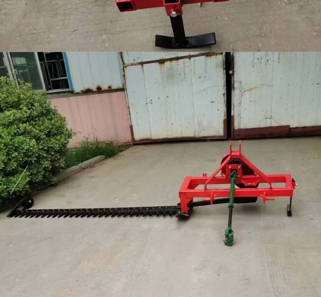 Lawn mower reciprocating lawn mower four-wheel tractor with mowing grass rear mower