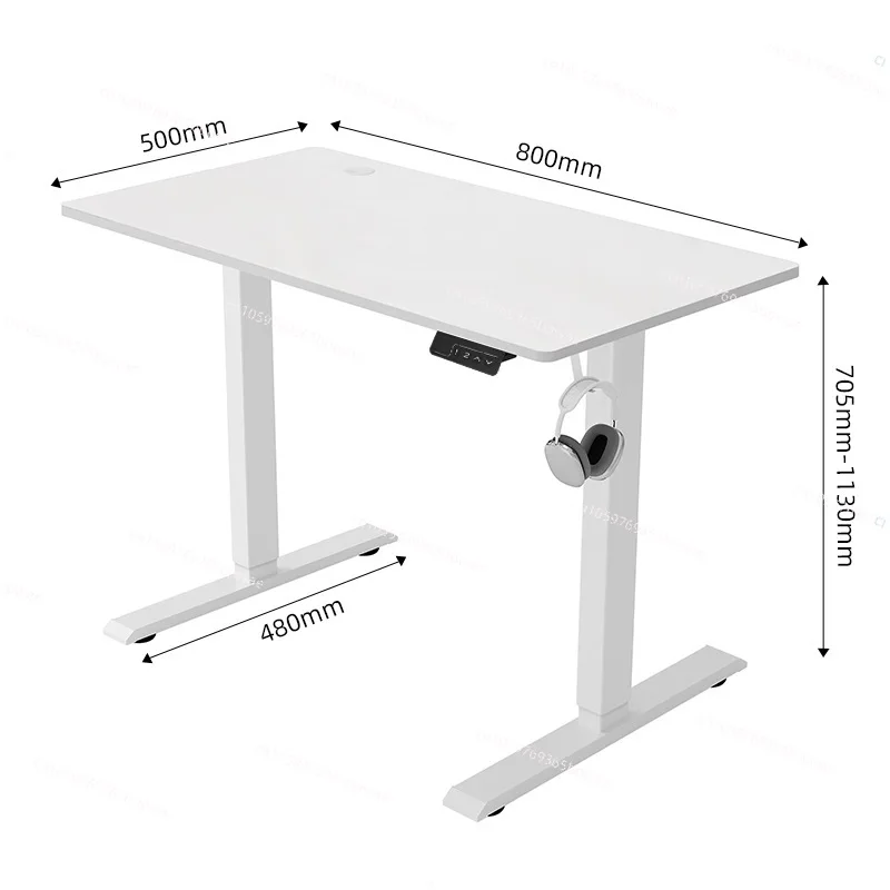 Single Motor Electric Sit‑Stand Desk Frame Height Adjustable Computer Lifting Table Base For Home Office Desktop DIY Assembly