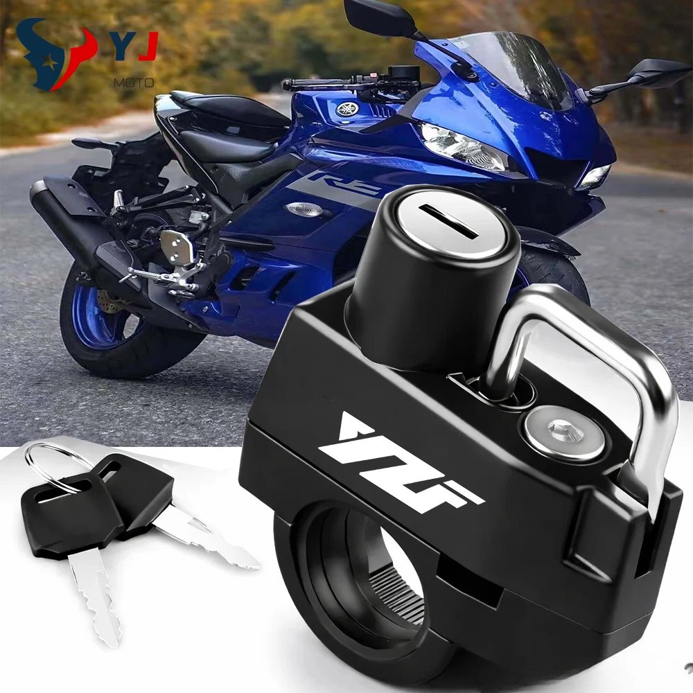 Motorcycle Helmet Lock For Yamaha YZF R3 R25 R6 R1 2013-2019 Anti-theft Locker Helmet Lock Locking Device Rustproof Anti-theft