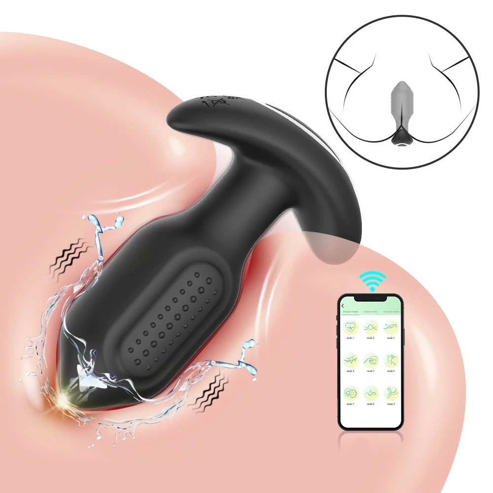 لعبة الجنس الشرج هزاز APP التحكم بعقب المكونات للرجال النساء الشرج جهاز تدليك للبروستاتا محفز الإناث الاستمناء للكبار الرجال مثلي الجنس