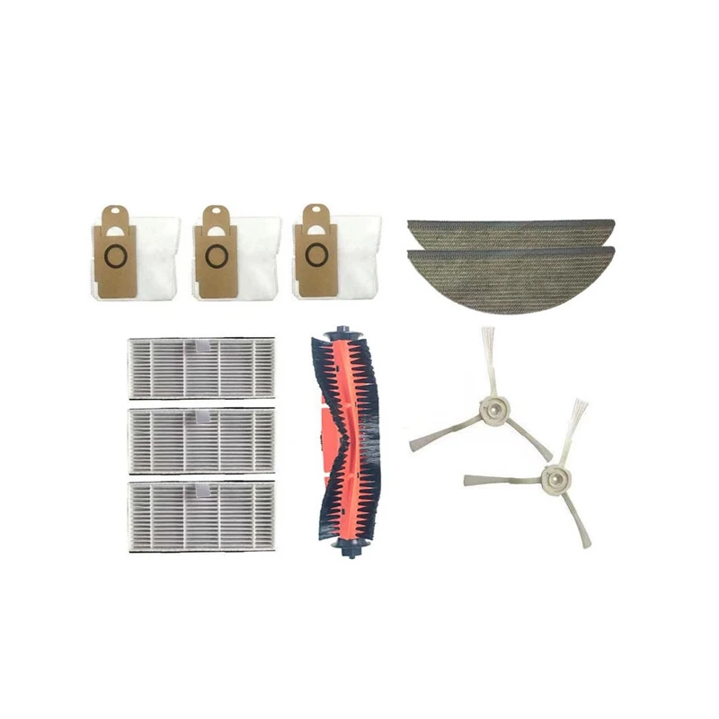 Główna szczotka filtr HEPA do Xiaomi Lydsto R1 zamiatarka Yunmi S9 boczne szczotki części zamienne do mopa