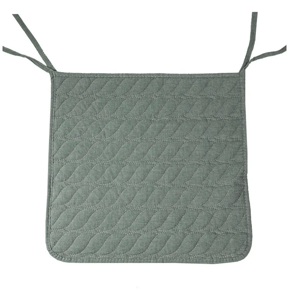 Practical Cotton Chair Seat Cushion Thin Anti Slip Office Chair Pad Dining Chair Cushion Office Use