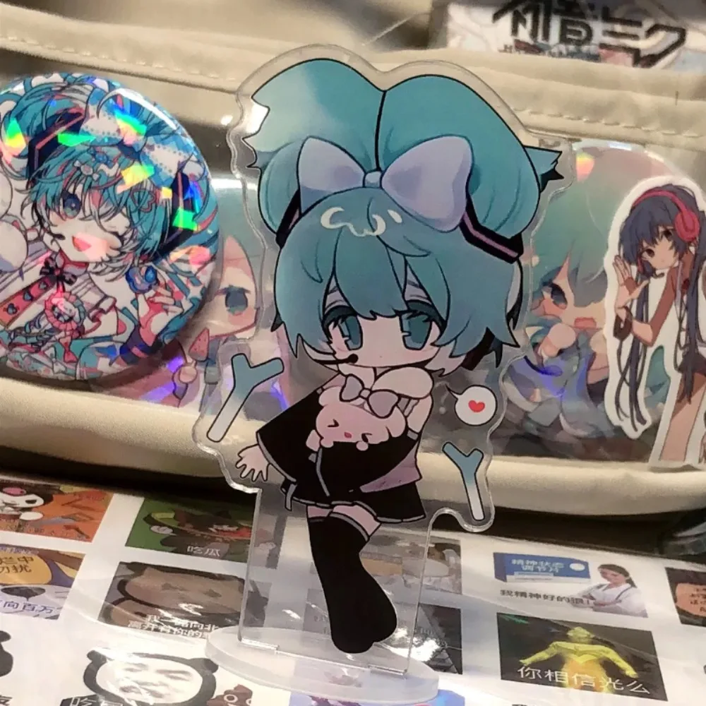 Hatsune Miku Acrylic Stand Figure Hatsune Miku Project Diva Anime Peripheral Cute High Definition Printed Acrylic Ornament