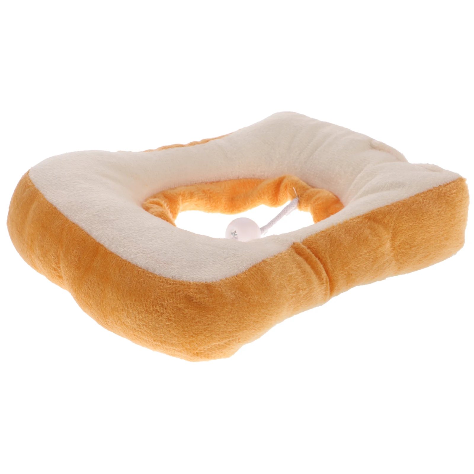 

Pet Cat Kitten Recovery Collar Soft Comfortable Protective Neck Cone Anti Licking Scratching Chewing Wound Healing Toast Design