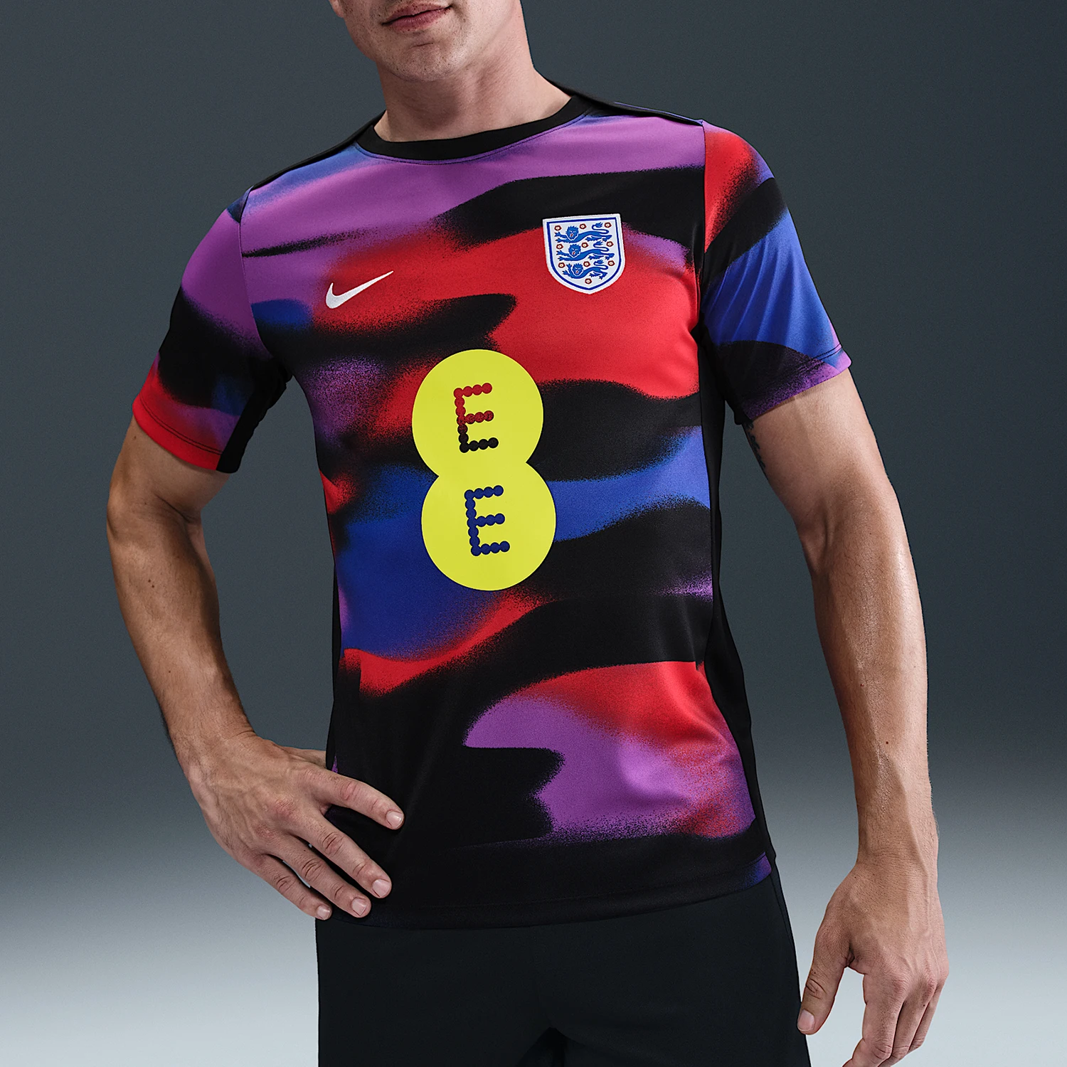 

Оригинальные мужские спортивные футболки Nike Dri FIT slim fit для тренировок и футбола с короткими рукавами FZ9709-405