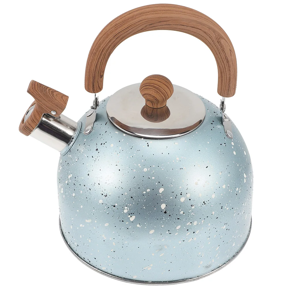 

Stainless Steel Kettle Large Capacity Whistle Boil Water Portable Camping Home Use Gas Induction Stove Teapot