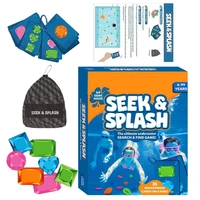 Juego de aventura subacuática definitiva, fiesta en la piscina, juego de búsqueda de gemas subacuáticas, accesorios interactivos para padres e hijos, 1 Juego