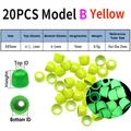 B20pcs yellow6X5
