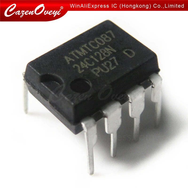 

10pcs/lot AT24C128A 24C128 AT24C128-PU27 AT24C128-10PU-2.7 DIP new original In Stock