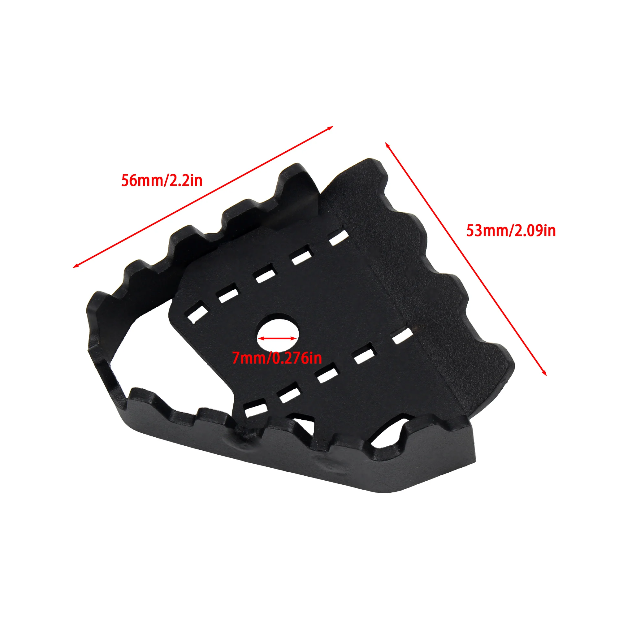 Motorcycle Brake Pedal Enlarge Extender Accessories for YAMAHA TENERE 700 XTZ T700 2019-2023 Brake Lever Extension Pedal Plate