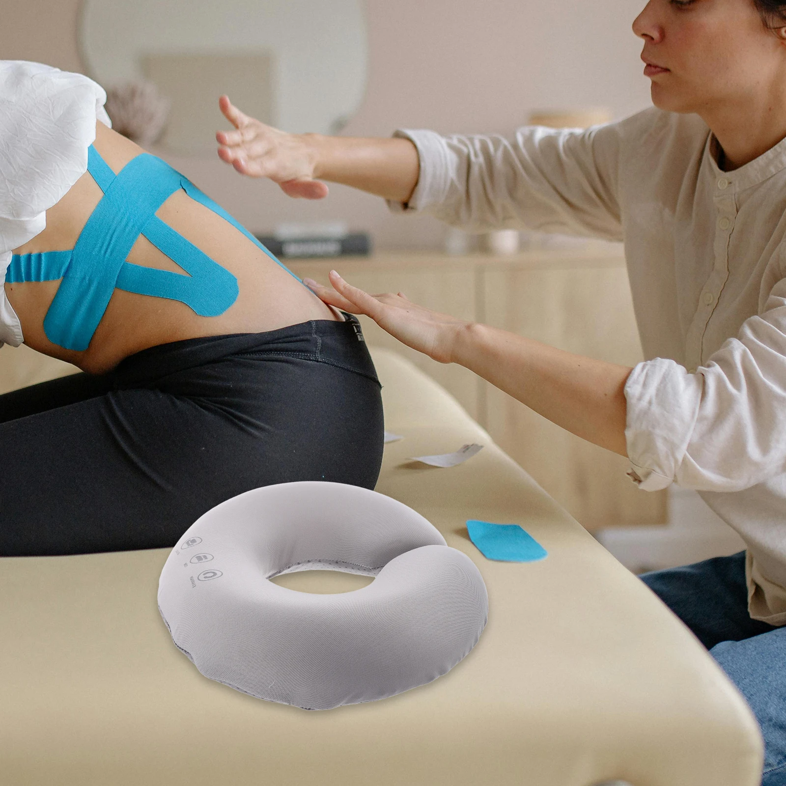 

Massage Table Pillow U-Shaped Face Down Cushion Premium Soft Facial Cushion for Massage Spa Beauty Treatments Face Down Pillow