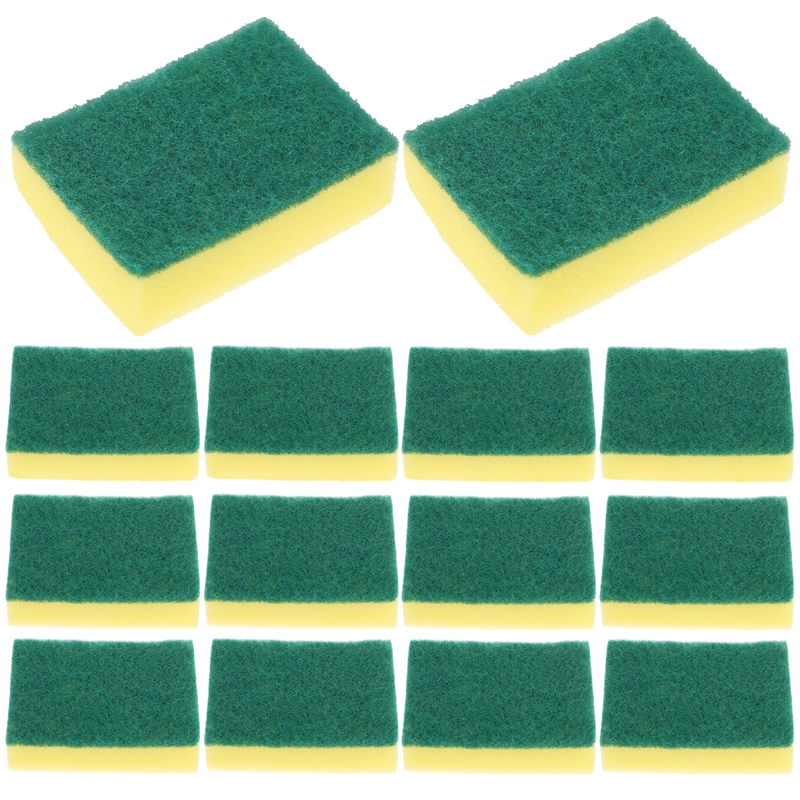 

24pcs Dishwashing Sponge Reusable Scrubbers Scrub Sponge Kitchen Cleaning Tools Wok Sponges For Washing Dishes Basin Sponges