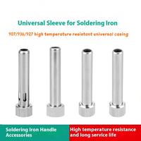 1 Set 927 Soldering Iron Tip Cannula Handle Head Adapter Socket Casing Solder Station Nozzle Sleeve Welding Accessories
