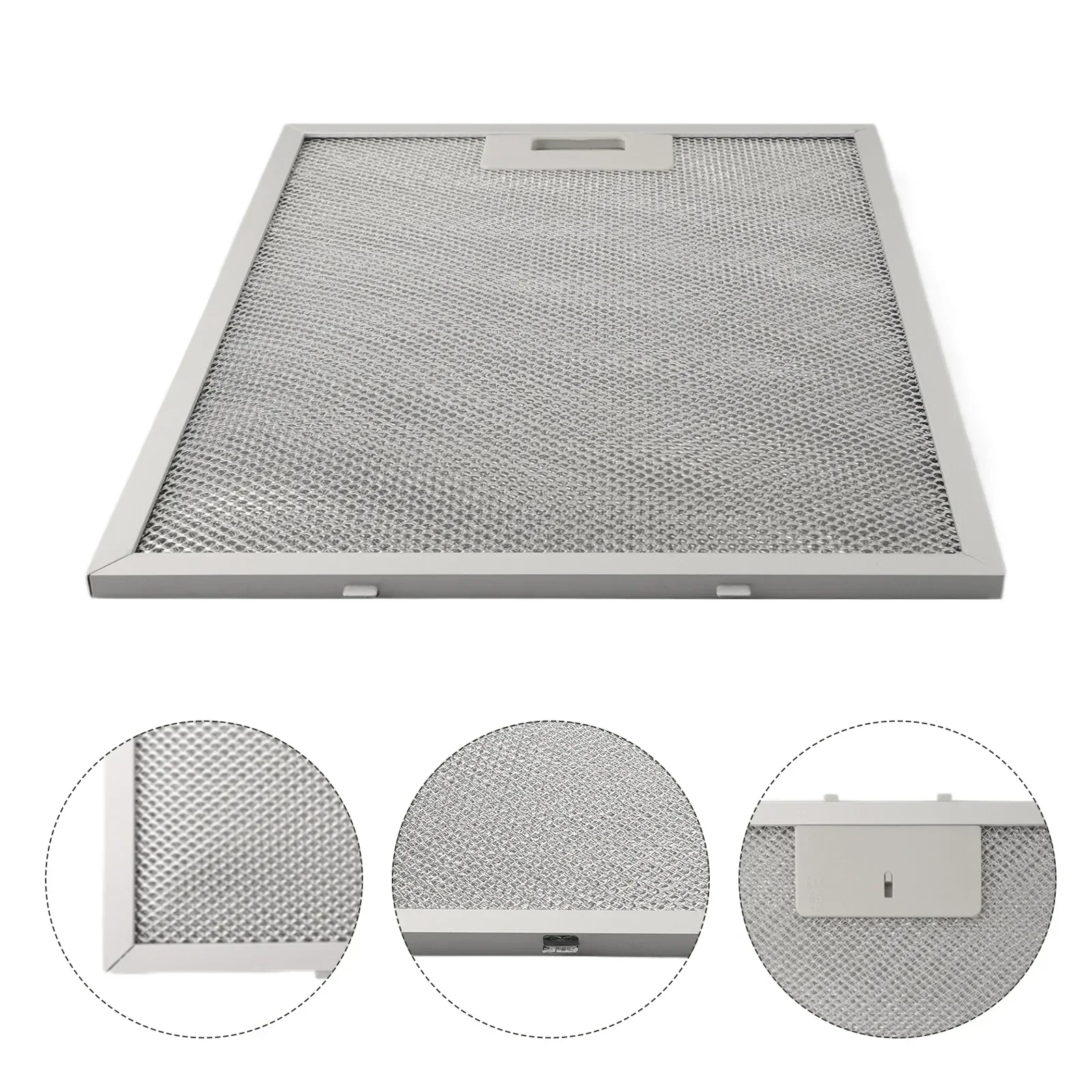 1pcs Silver Cooker Hood Filters Metal Mesh Extractor Vent Filter 5 Layers Aluminized Grease Kitchen Tools 340x270x9mm