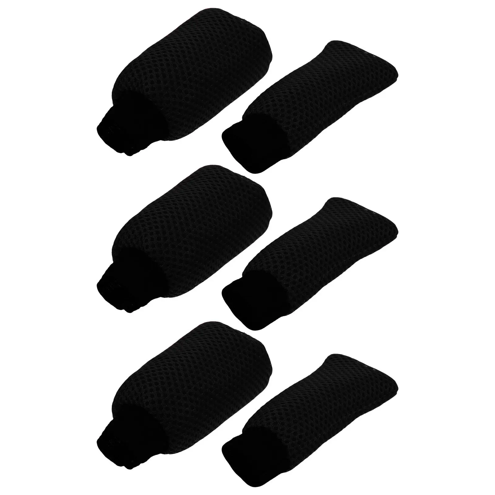 Handbrake Gear Shift Cover Kit Mesh Fabric Antislip Shift Knob Cover Universal Fit Automatic Manual Car Interior