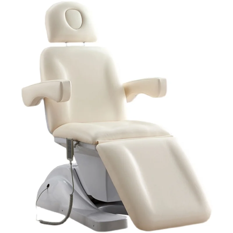 Beauty  special body massage embroidery bed micro plastic injection bed automatic lifting