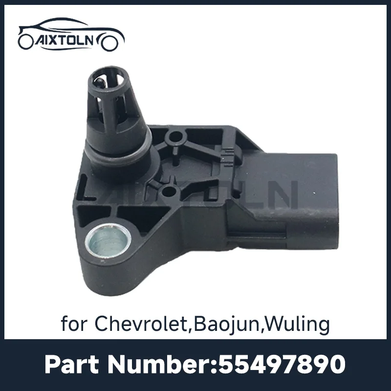 55497890 Nuevo Sensor de Presión y Temperatura del Colector de Admisión para Chevrolet Onix, Wuling Hongguang, Victory, Baojun 530, 730, 24109459