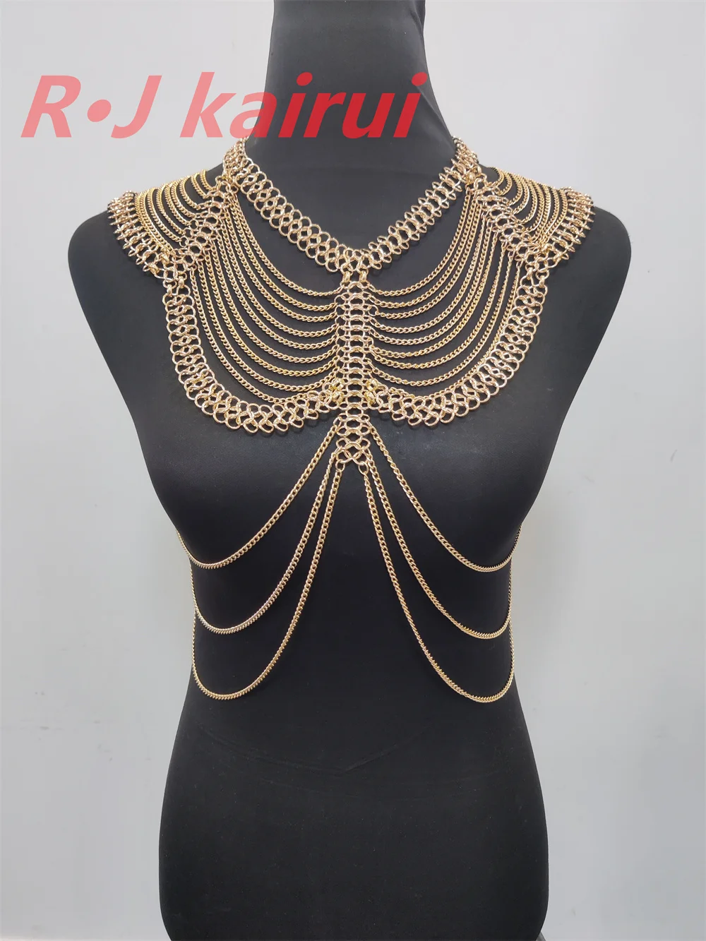 New Style Fashion Women Silver Plated Chains Unique Harness \