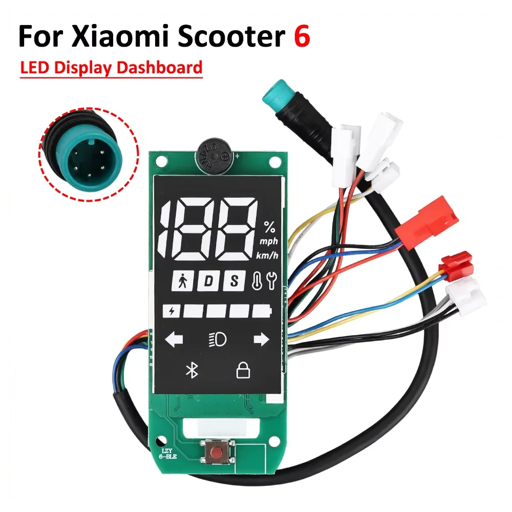 25KMH Dashboard for Xiaomi 6 Electric Scooter LED Display Bluetooth Circuit Board Controller Replacement Parts