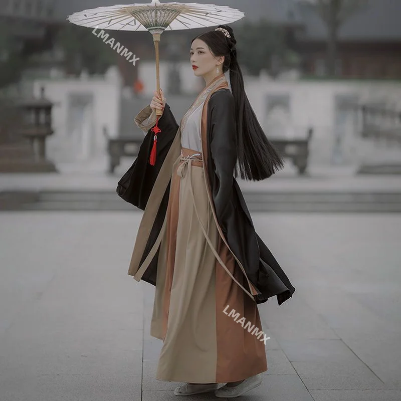 

Chinese Hanfu Dress Women Cosplay Costume Ancient Traditional Hanfu Dress Song Dynasty Hanfu Green Red Dress