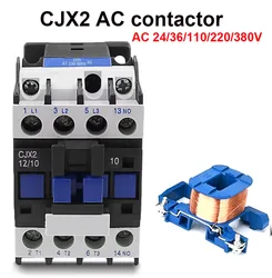Motor Starter Relay CJX2-1210 contactor AC 25A \Voltage optional LC1-D 24V 36V 48V 110V 220V 380V