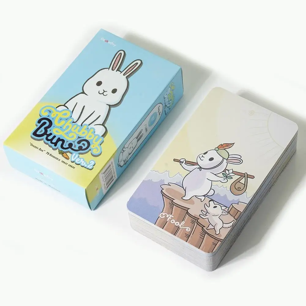 

Chubby Bun Tarot Deck Cards Divination Destiny Cards Games