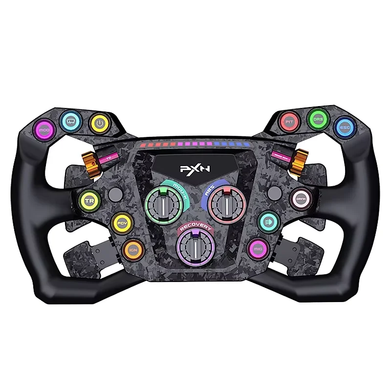 Pxn Gt One Racing Simulator Custom Button Carbon Fiber Paddle F1 Formula Quick Release Game Steering Wheel Gt Wheel Controller